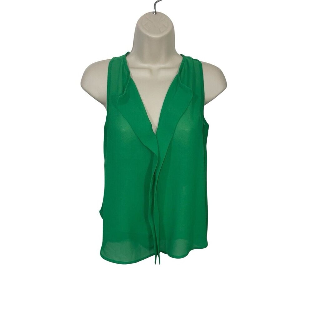 NAKED ZEBRA Women's Size Small Green Blouse